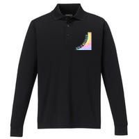 N.Inja Warrior Warp Wall Birthday Par Performance Long Sleeve Polo