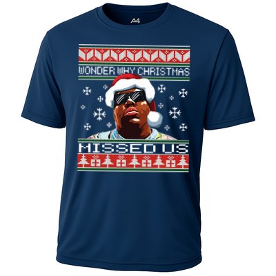 Notorious Wonder Why Christmas Missed Us Ugly Performance Shirt