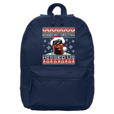 Notorious Wonder Why Christmas Missed Us Ugly 16 in Basic Backpack
