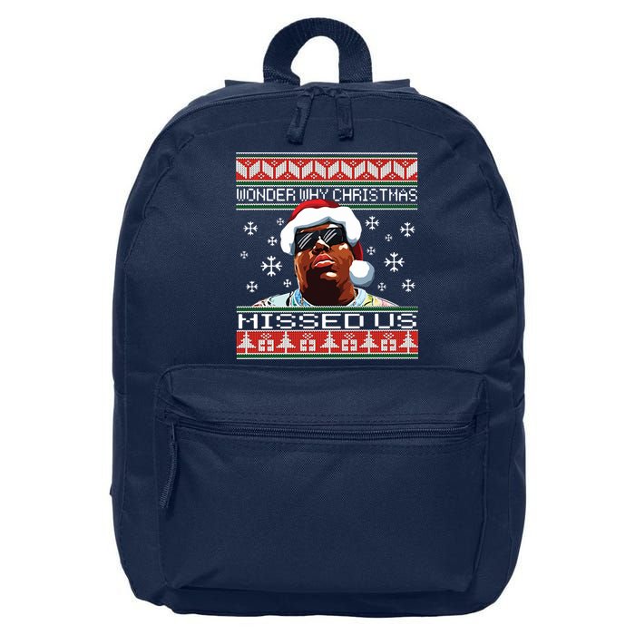 Notorious Wonder Why Christmas Missed Us Ugly 16 in Basic Backpack