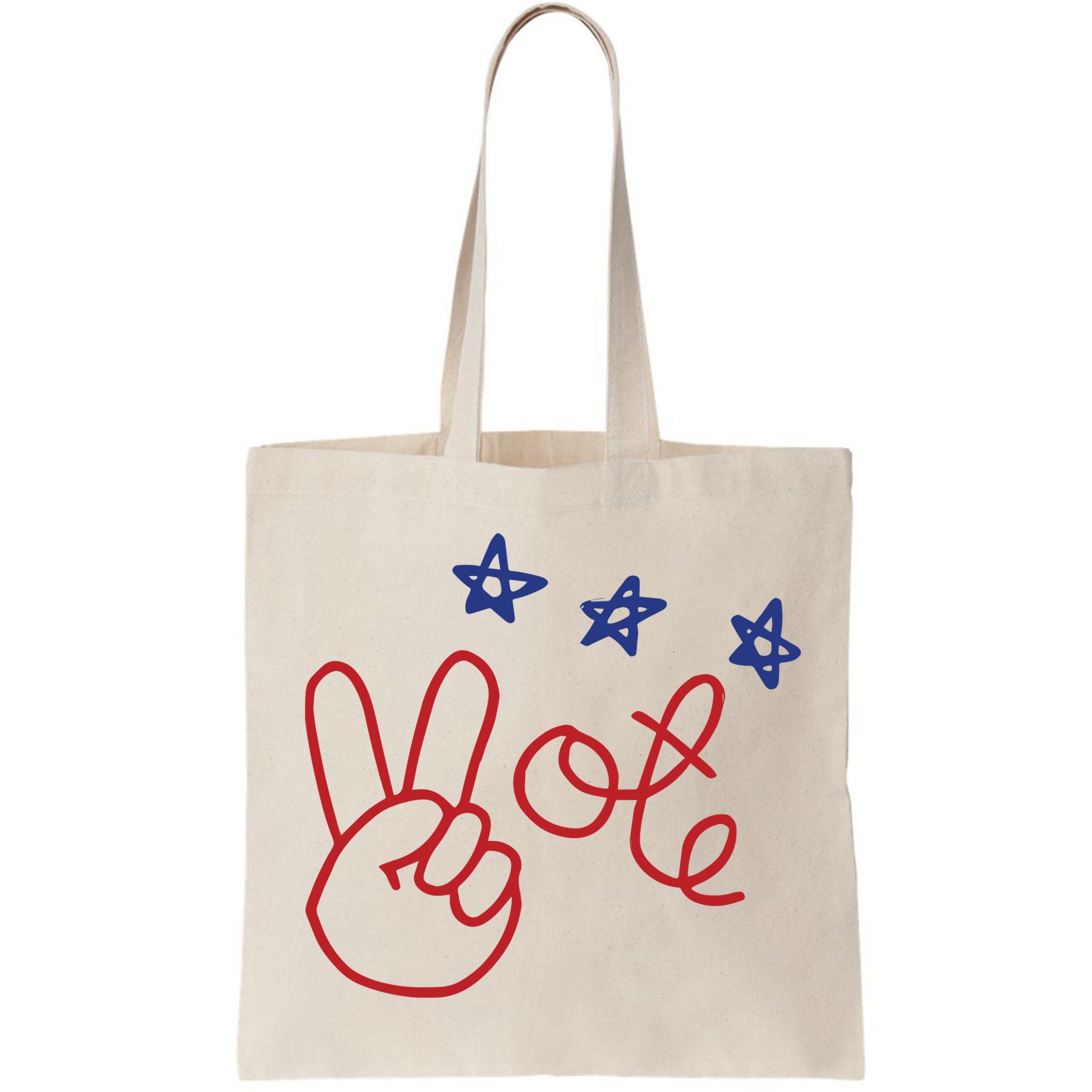 Nicolle Wallace Wearing Peace Vote Bag