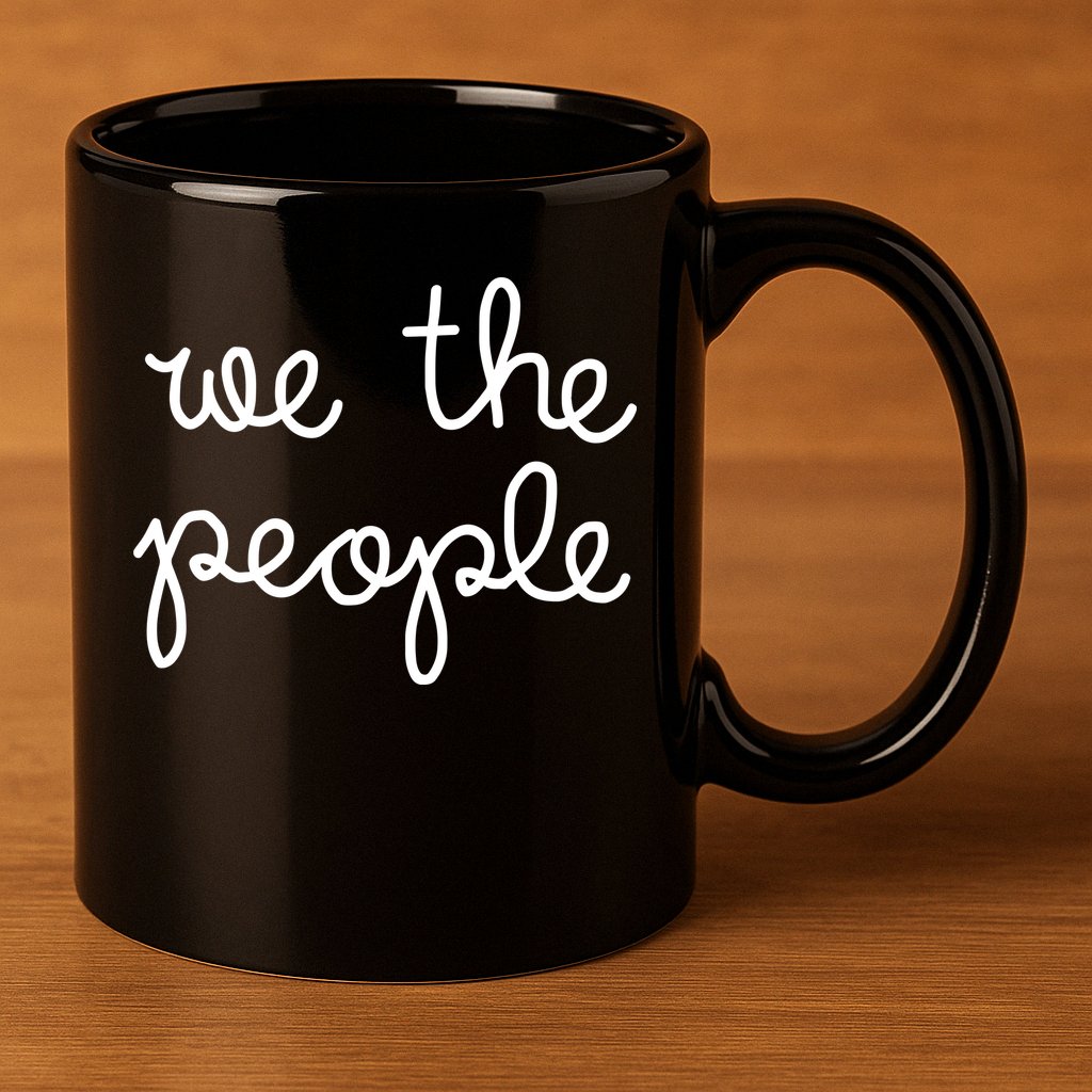 Nicolle Wallace Wearing We The People 11oz C Handle Ceramic Mug