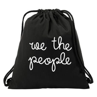 Nicolle Wallace Wearing We The People Drawstring Bag