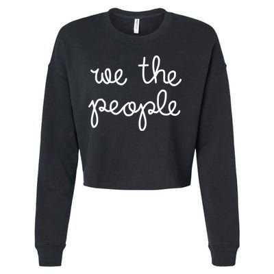 Nicolle Wallace Wearing We The People Cropped Pullover Crew