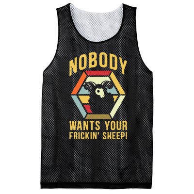 Nobody Wants Your Frickin Board Game Mesh Reversible Basketball Jersey Tank