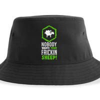 Nobody Wants Your Frickin Board Game Sustainable Bucket Hat