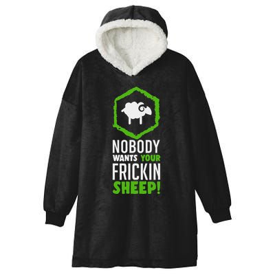 Nobody Wants Your Frickin Board Game Hooded Wearable Blanket