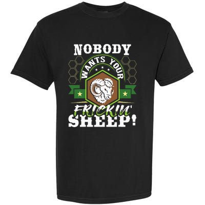 Nobody Wants Your Sheep Funny Tabletop Game Board Gaming Garment-Dyed Heavyweight T-Shirt