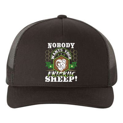 Nobody Wants Your Sheep Funny Tabletop Game Board Gaming Yupoong Adult 5-Panel Trucker Hat