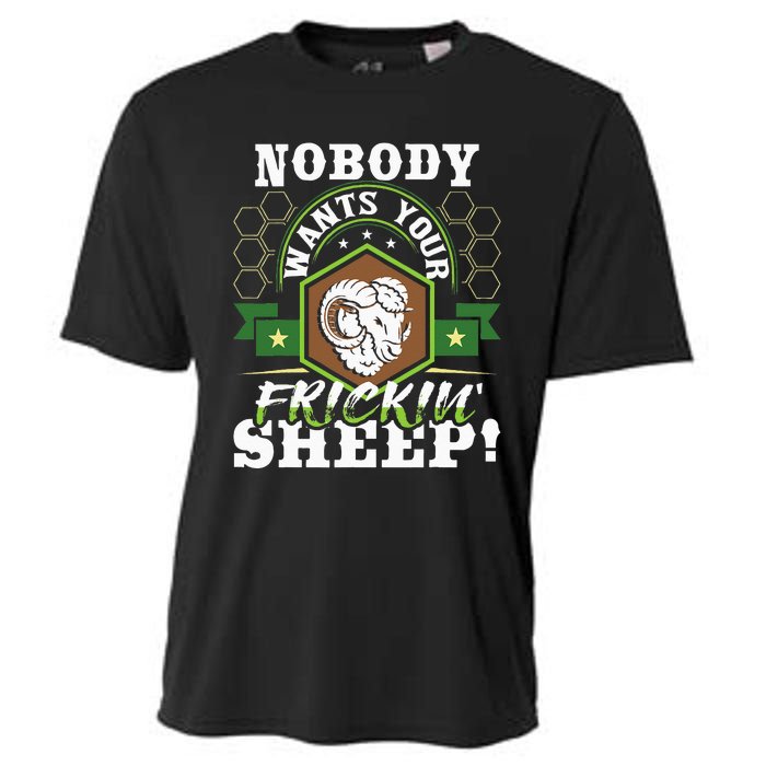 Nobody Wants Your Sheep Funny Tabletop Game Board Gaming Cooling Performance Crew T-Shirt