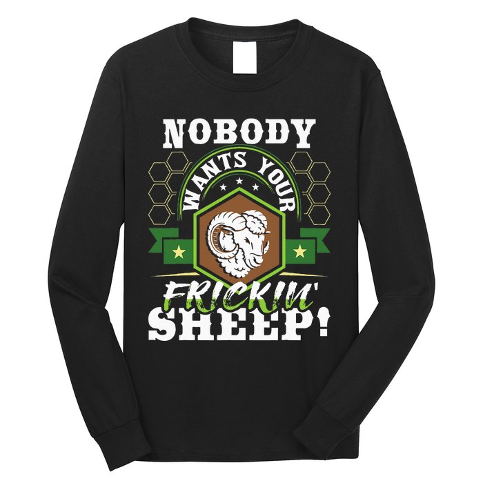 Nobody Wants Your Sheep Funny Tabletop Game Board Gaming Long Sleeve Shirt