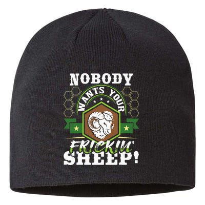 Nobody Wants Your Sheep Funny Tabletop Game Board Gaming Sustainable Beanie