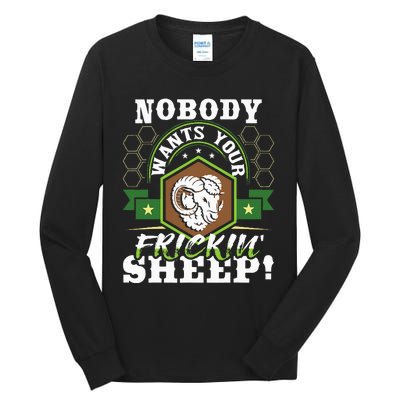 Nobody Wants Your Sheep Funny Tabletop Game Board Gaming Tall Long Sleeve T-Shirt