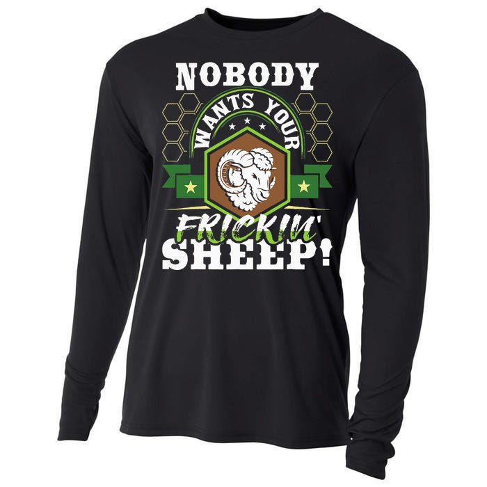 Nobody Wants Your Sheep Funny Tabletop Game Board Gaming Cooling Performance Long Sleeve Crew