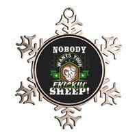 Nobody Wants Your Sheep Funny Tabletop Game Board Gaming Metallic Star Ornament