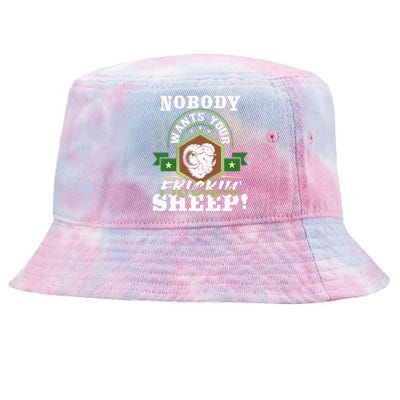 Nobody Wants Your Sheep Funny Tabletop Game Board Gaming Tie-Dyed Bucket Hat