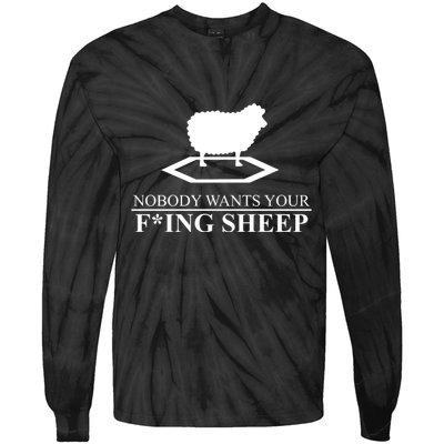 Nobody Wants Your Fucking Sheep Tie-Dye Long Sleeve Shirt