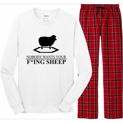 Nobody Wants Your Fucking Sheep Long Sleeve Pajama Set