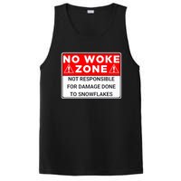 No Woke Zone Not Responsible For Damage Done So Snowflakes PosiCharge Competitor Tank