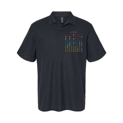 Nateruess X Hello The Format Dots Black Softstyle Adult Sport Polo