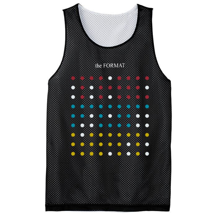 Nateruess X Hello The Format Dots Black Mesh Reversible Basketball Jersey Tank