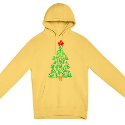 Naughty Xmas Ornaments Kamasutra Adult Humor Christmas Premium Pullover Hoodie