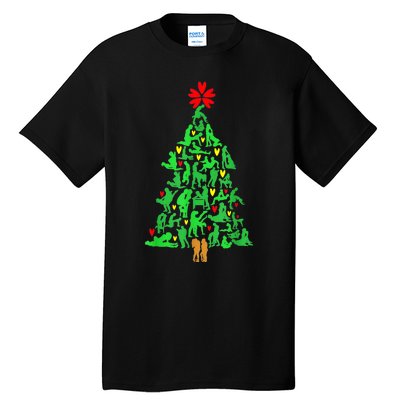 Naughty Xmas Ornaments Kamasutra Adult Humor Christmas Tall T-Shirt