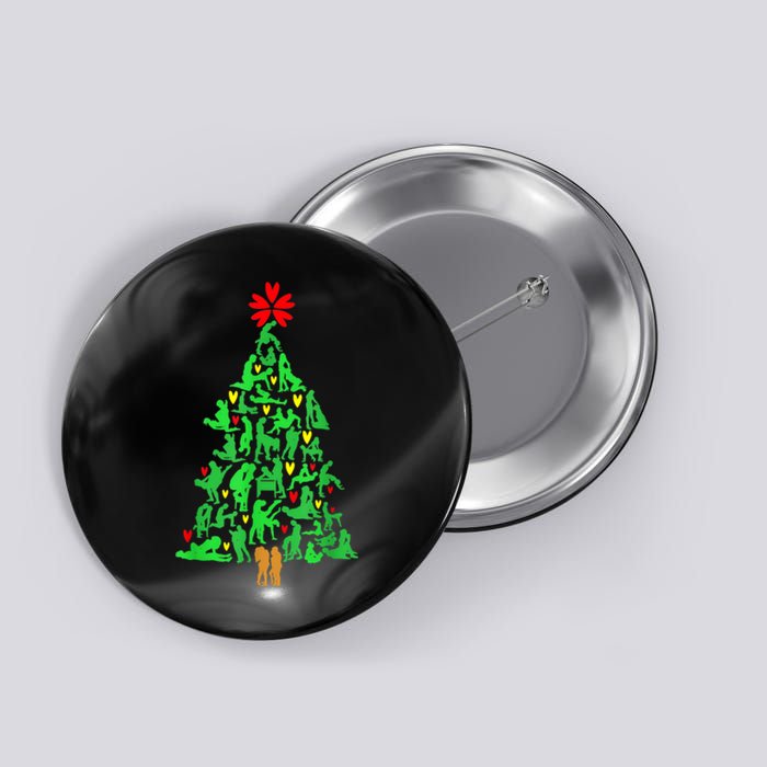 Naughty Xmas Ornaments Kamasutra Adult Humor Christmas Button