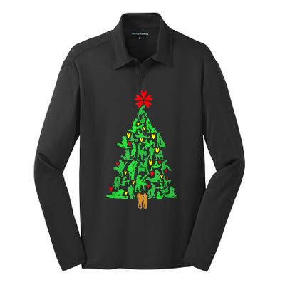 Naughty Xmas Ornaments Kamasutra Adult Humor Christmas Silk Touch Performance Long Sleeve Polo