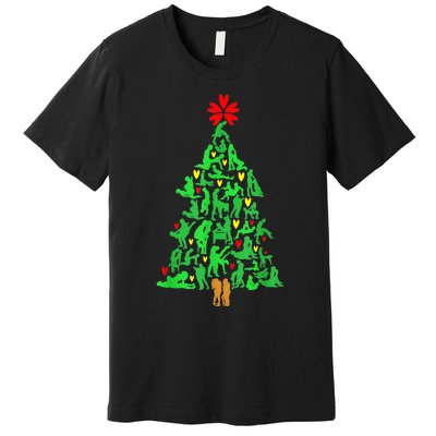 Naughty Xmas Ornaments Kamasutra Adult Humor Christmas Premium T-Shirt