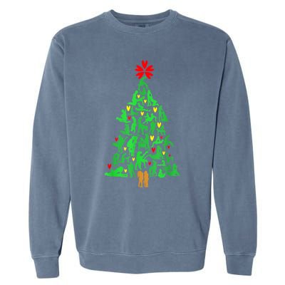 Naughty Xmas Ornaments Kamasutra Adult Humor Christmas Garment-Dyed Sweatshirt