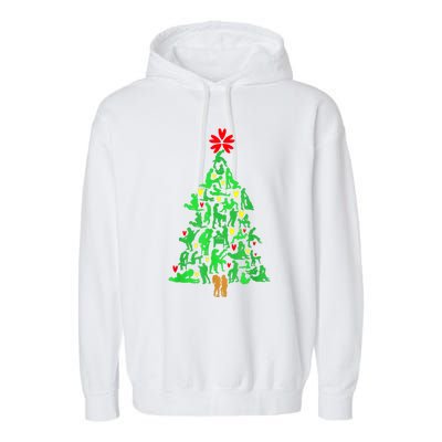 Naughty Xmas Ornaments Kamasutra Adult Humor Christmas Garment-Dyed Fleece Hoodie