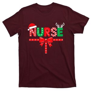 Nurse Xmas Rn Lpn Cna Women Christmas T-Shirt