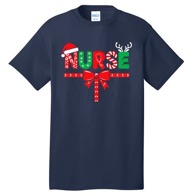 Nurse Xmas Rn Lpn Cna Women Christmas Tall T-Shirt