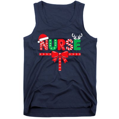 Nurse Xmas Rn Lpn Cna Women Christmas Tank Top