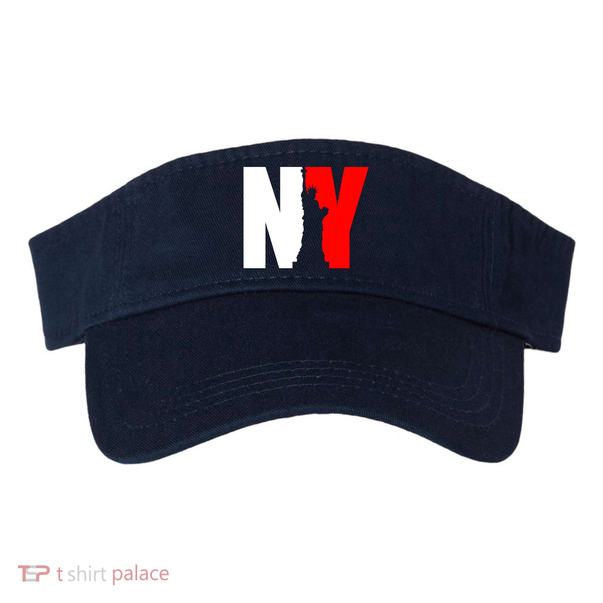 NY - New York Statue Of Liberty Die Cut Visor