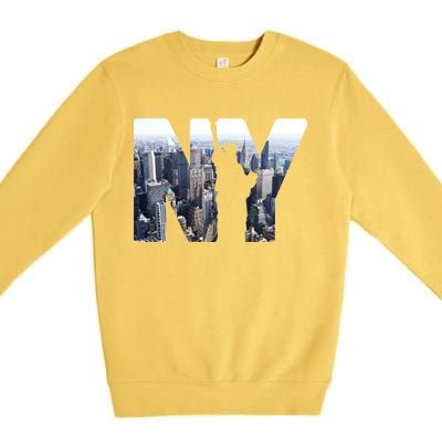 NY Statue Of Liberty Premium Crewneck Sweatshirt