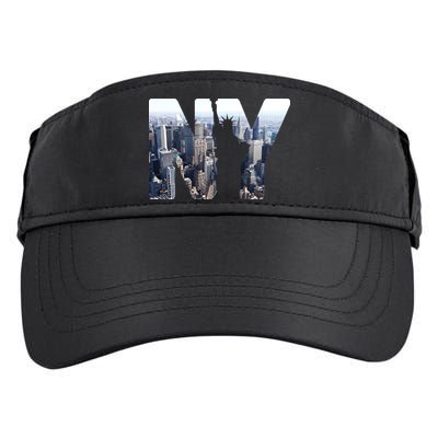 NY Statue Of Liberty Adult Drive Performance Visor