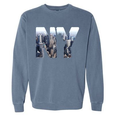 NY Statue Of Liberty Garment-Dyed Sweatshirt