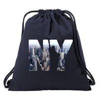 NY Statue Of Liberty Drawstring Bag