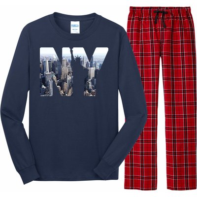 NY Statue Of Liberty Long Sleeve Pajama Set