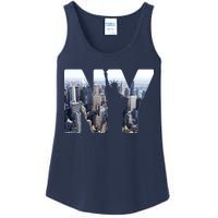 NY Statue Of Liberty Ladies Essential Tank