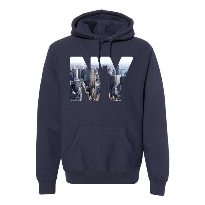 NY Statue Of Liberty Premium Hoodie