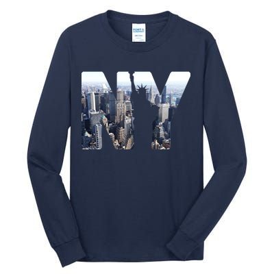 NY Statue Of Liberty Tall Long Sleeve T-Shirt