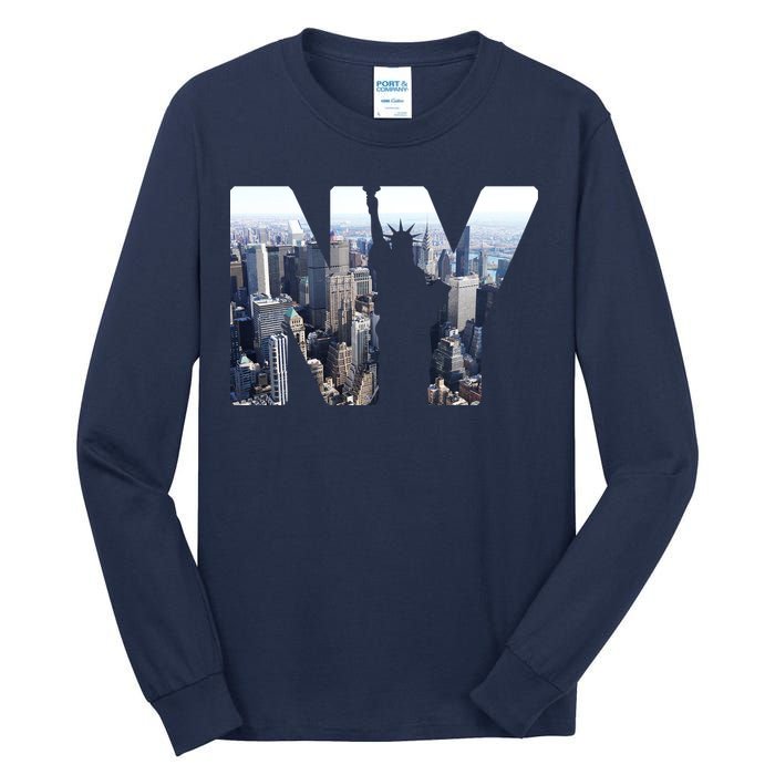 NY Statue Of Liberty Tall Long Sleeve T-Shirt