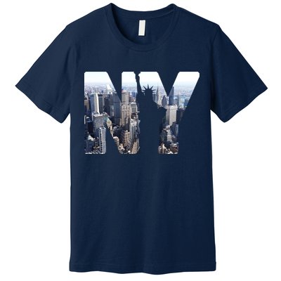 NY Statue Of Liberty Premium T-Shirt