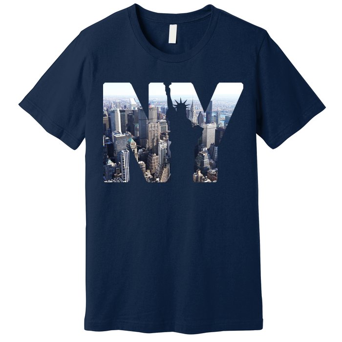 NY Statue Of Liberty Premium T-Shirt