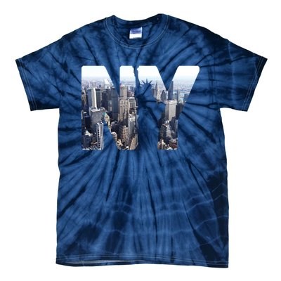 NY Statue Of Liberty Tie-Dye T-Shirt