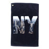 NY Statue Of Liberty Platinum Collection Golf Towel