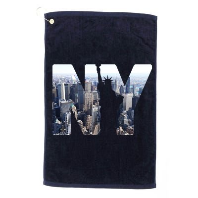 NY Statue Of Liberty Platinum Collection Golf Towel